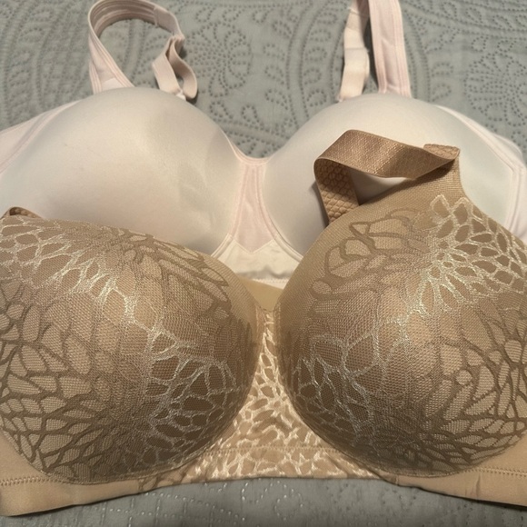 2 pk Vanity Fair Beauty Back Bras - Full Coverage Size 42D (Set of 2) - Picture 2 of 11